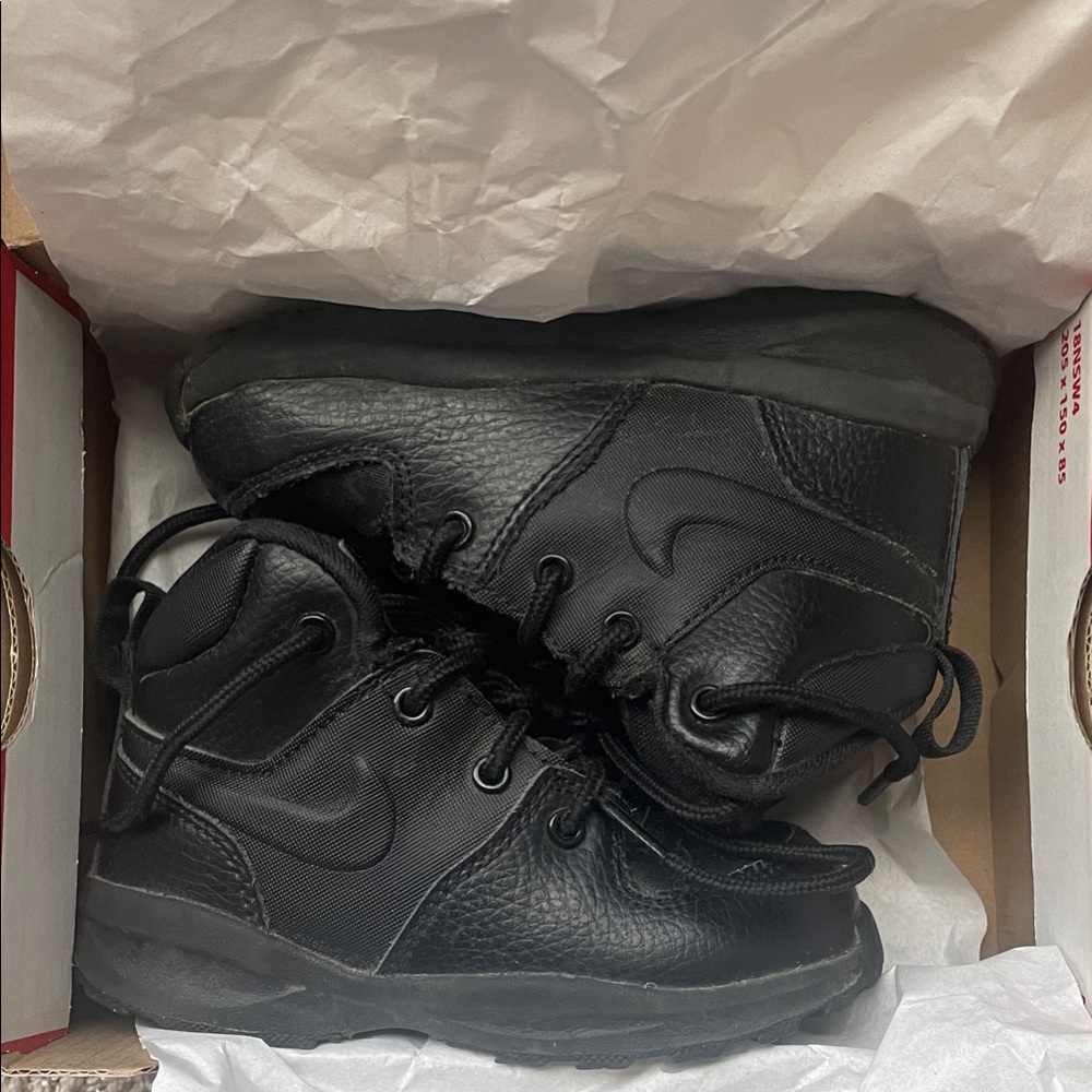 Nike Manoa LTR (TD) Kids Black Boots